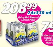 Flying Fish Pressed Lemon NRBs-24 x 330ml