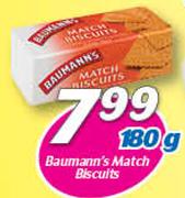 Baumann's Match Biscuits-180g