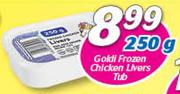 Goldi Frozen Chicken Livers Tub-250g