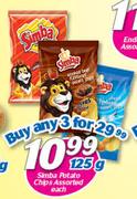 Simba Potato Chips Assorted-125g Each
