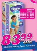  Huggies Nappy Pants Pack Of 34-Per Nappy