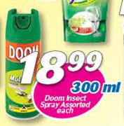 Doom Insect Spray Assorted-300ml Each