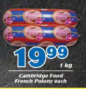 Cambridge Food French Polony-1 kg
