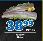 Frozen Hake-Per kg
