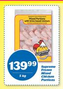 Supreme Frozen Mixed Chicken Portions-5kg