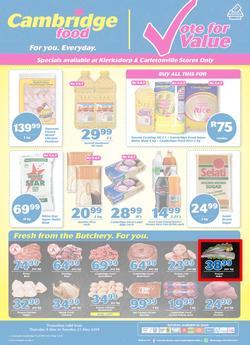 Cambridge Food Klerksdorp : May Mid Month (9 May - 21 May 2019), page 1