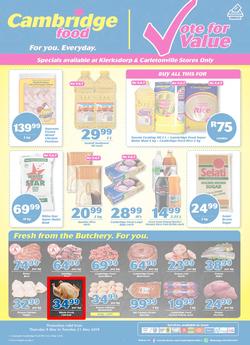 Cambridge Food Klerksdorp : May Mid Month (9 May - 21 May 2019), page 1