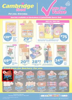 Cambridge Food Klerksdorp : May Mid Month (9 May - 21 May 2019), page 1