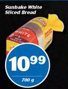 Sunbake White Sliced Bread-700g