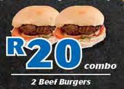 2 Beef Burgers-Combo