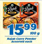 Rajah Curry Powder-100g Each