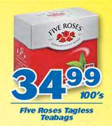 Five Roses Tagless Teabags-100's