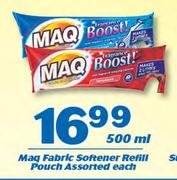 Maq Fabric Softener Refill Pouch-500ml Each
