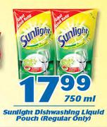 Sunlight Dishwashing Liquid Pouch-750ml Each