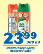 Doom Insect Spray-300ml Each