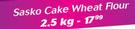 Sasko Cake Wheat Flour-2.5kg