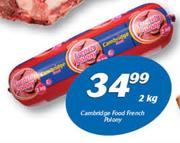 Cambridge Food French Polony-2kg