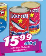 Lucky Star Pilchards Assorted-400g 