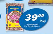 Cambridge Food Red Speckled Beans-2Kg
