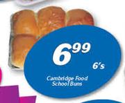 Cambridge Food School Buns-6's