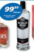 Russian Bear Vodka Original Only-750ml