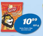 Simba Potato Chips Assorted-125g Each