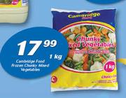 Cambridge Food Frozen Chunky Mixed Vegetables-1Kg