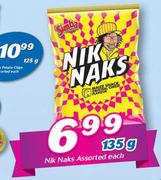 Niks Naks Assorted-135g Each