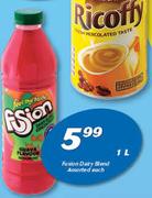 Fusion Dairy Blend Aassorted-1Ltr Each