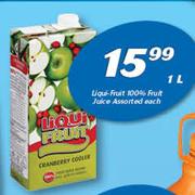 Liqui Fruit 100% Fruit Juice Assorted-1Ltr Each
