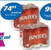 Hunter's Gold Cans-6 x 440ml