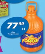 Oros Orange Squash-5Ltr