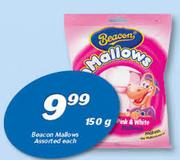 Beacon Mallows Assorted-150g Each