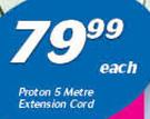 Proton 5m Extension Cord-Each