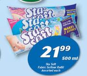 Sta Soft Fabric Softener Refill Assorted-500ml Each