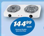 Diamond Double Spiral Hotplate-Each