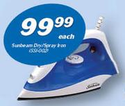 Sunbeam Dry/Spray Iron SSI-002-Each