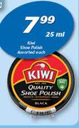Kiwi Shoe Polish Assorted-25ml Each