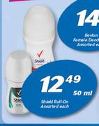 Shield Roll On Assorted-50ml Each