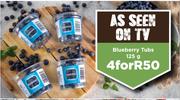 Blueberry Tubs-For 4 x 125g