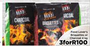 Food Lover's Briquettes Or Charcoal-For 3 x 4Kg