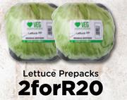 Lettuce Prepacks-For 2