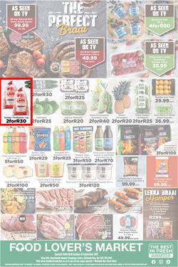 Food Lover's Market KwaZulu Natal- Richards Bay : The Perfect Braai (20 September - 26 September 2021), page 1
