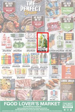Food Lover's Market KwaZulu Natal- Richards Bay : The Perfect Braai (20 September - 26 September 2021), page 1
