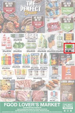Food Lover's Market KwaZulu Natal- Richards Bay : The Perfect Braai (20 September - 26 September 2021), page 1