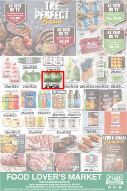 Food Lover's Market KwaZulu Natal- Richards Bay : The Perfect Braai (20 September - 26 September 2021), page 1