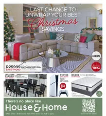 House & Home : Christmas Savings (08 December - 26 December 2025)