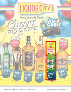 Liquor City : Cheers To 23 Years (21 Aug - 10 Sep 2017), page 1