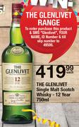 The Glenlivet 12 Year Old Single Malt Scotch Whisky-750ml