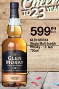 Glen Moray 16 Year Old Single Malt Scotch Whisky-750ml